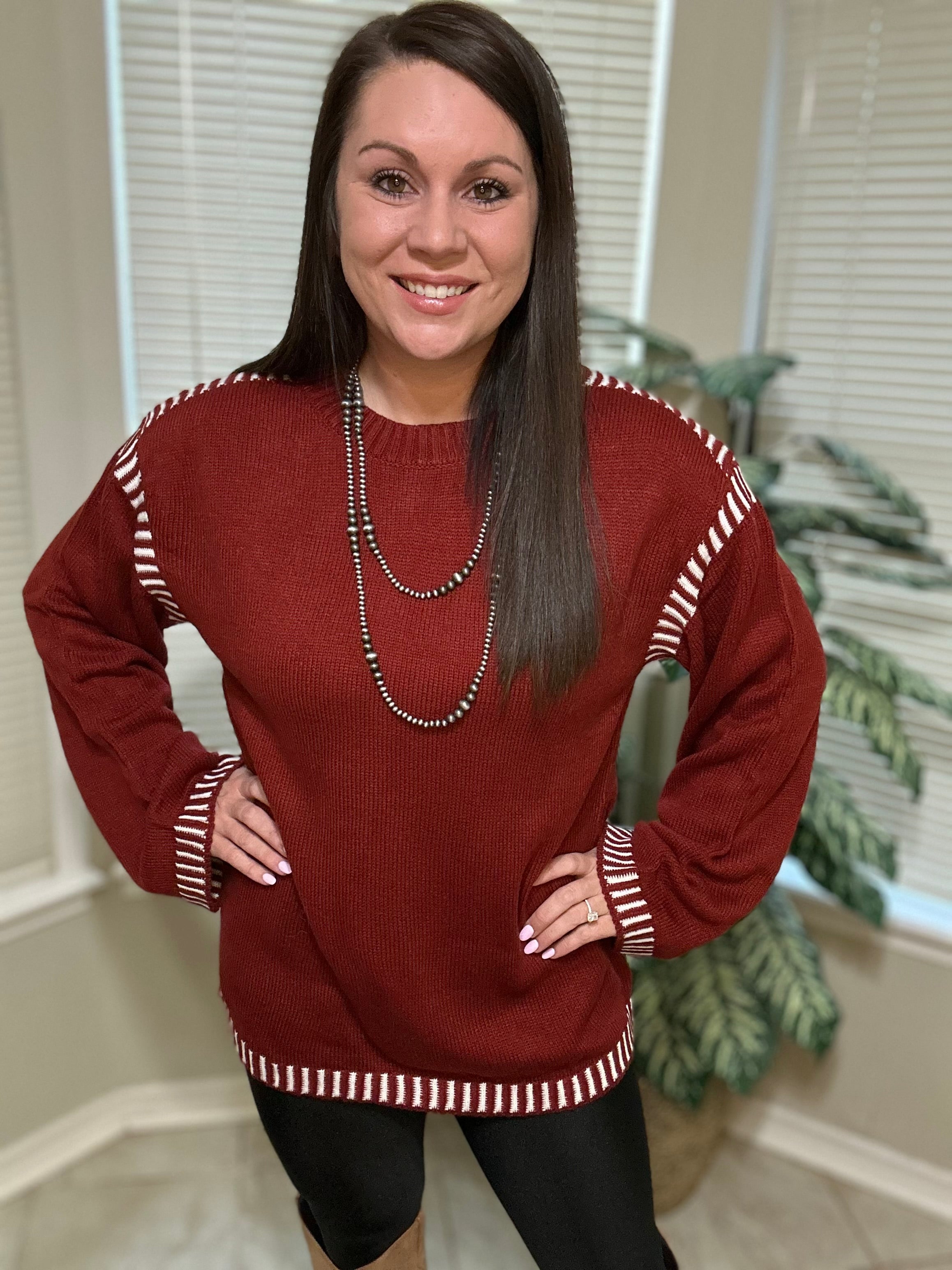 Brickline Cable Knit Sweater