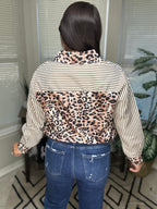 Savanna Stripe Button-Up
