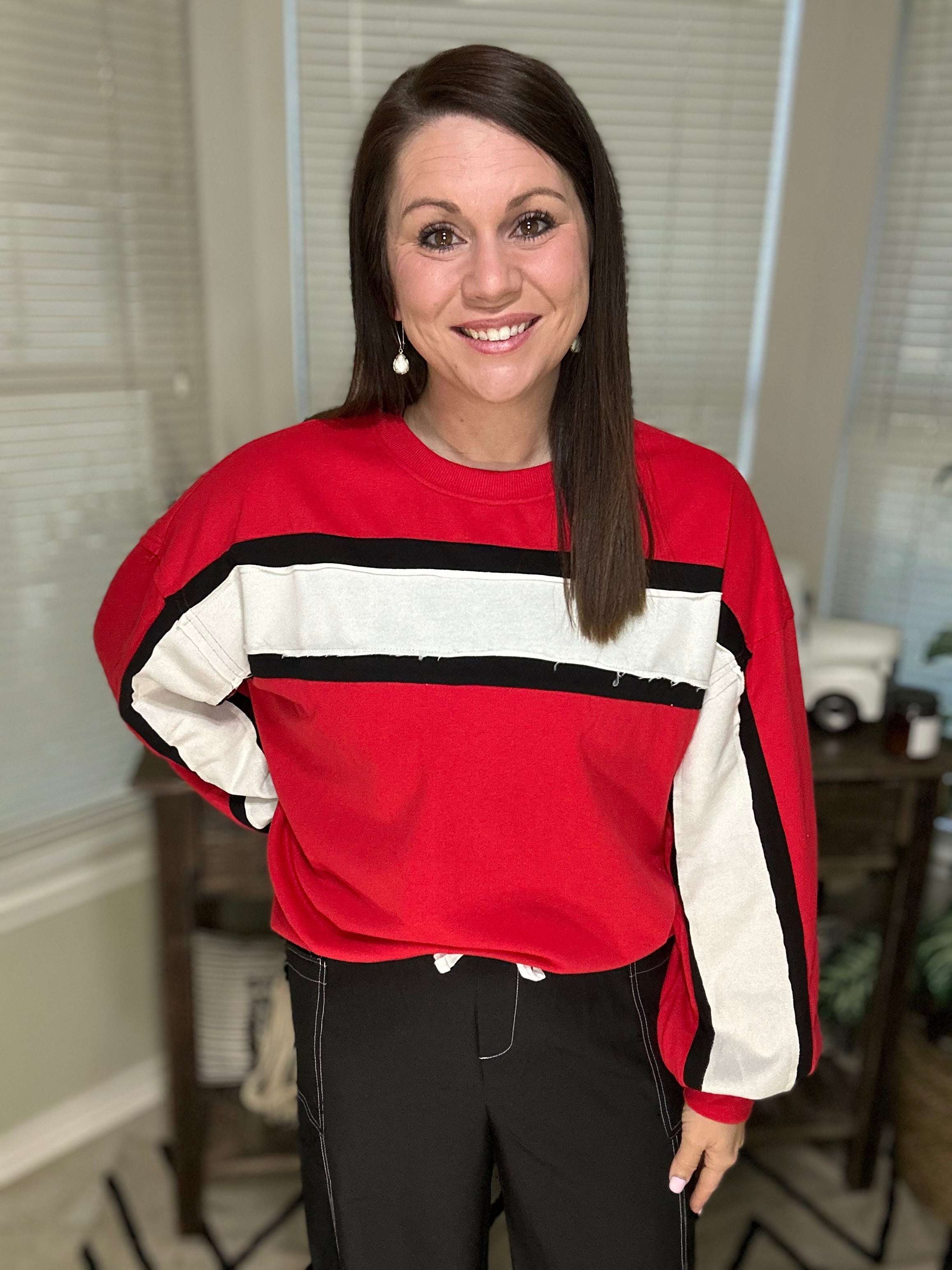 Game Day Red Pullover