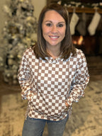 Double Check Oversize Hoodie