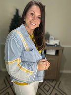 Plaid & Lace Patchwork Jacket