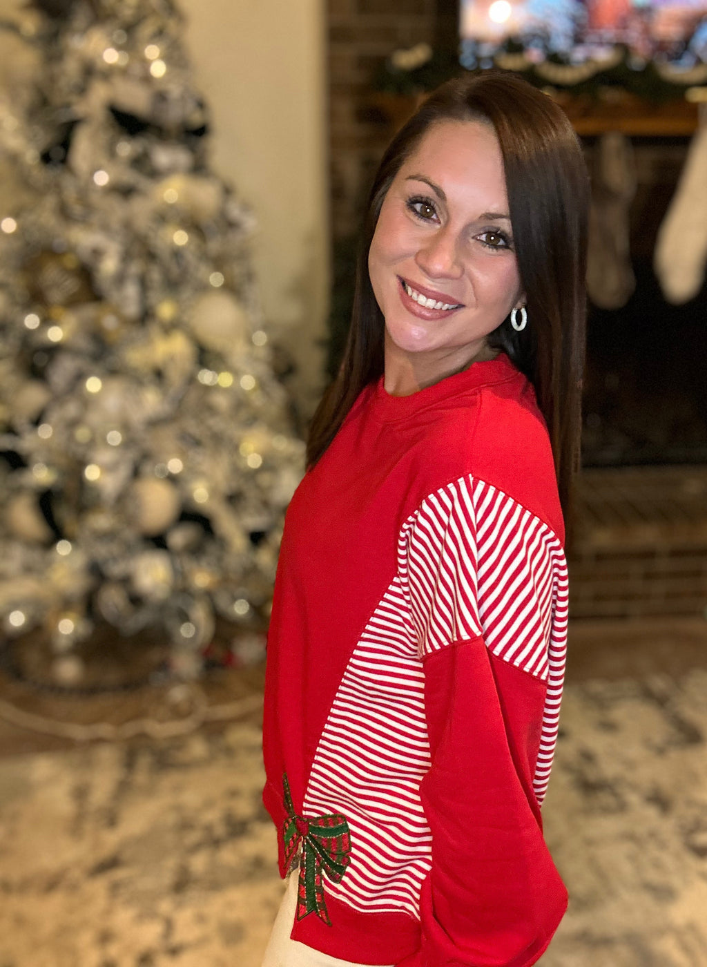 Merry Bow Sweatshirt