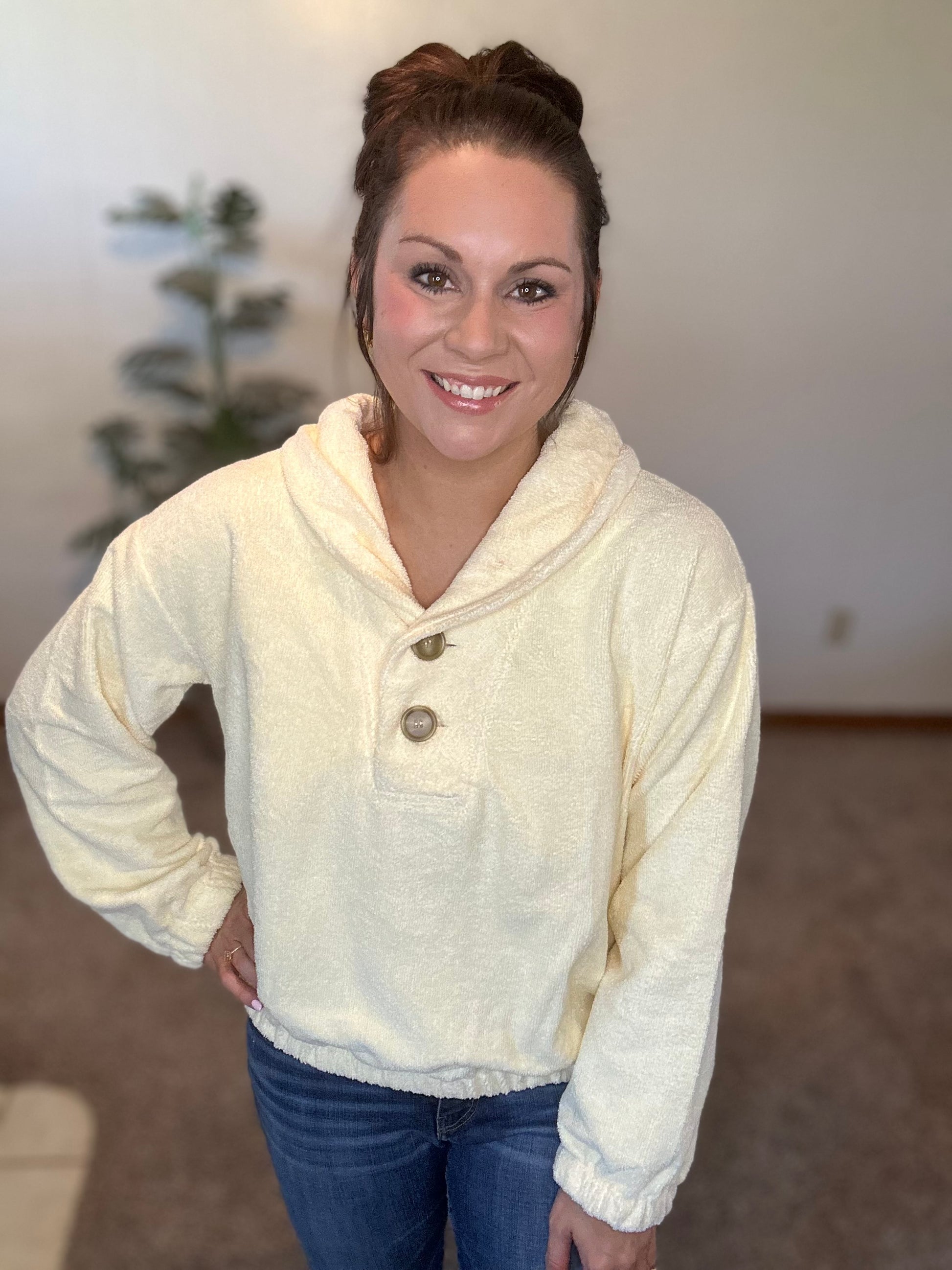 Yellow Soft Touch Pullover