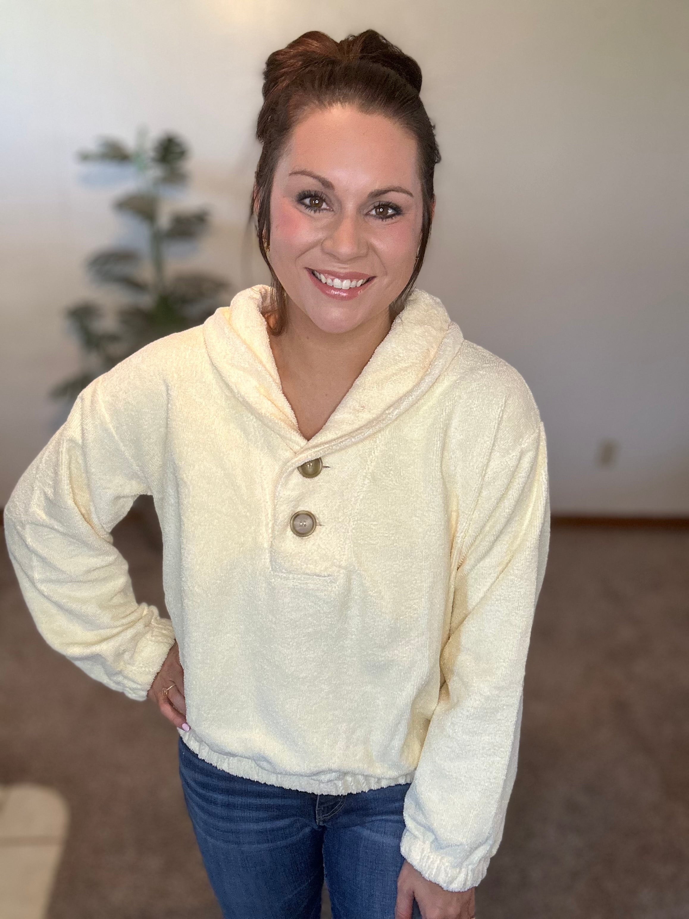 Yellow Soft Touch Pullover