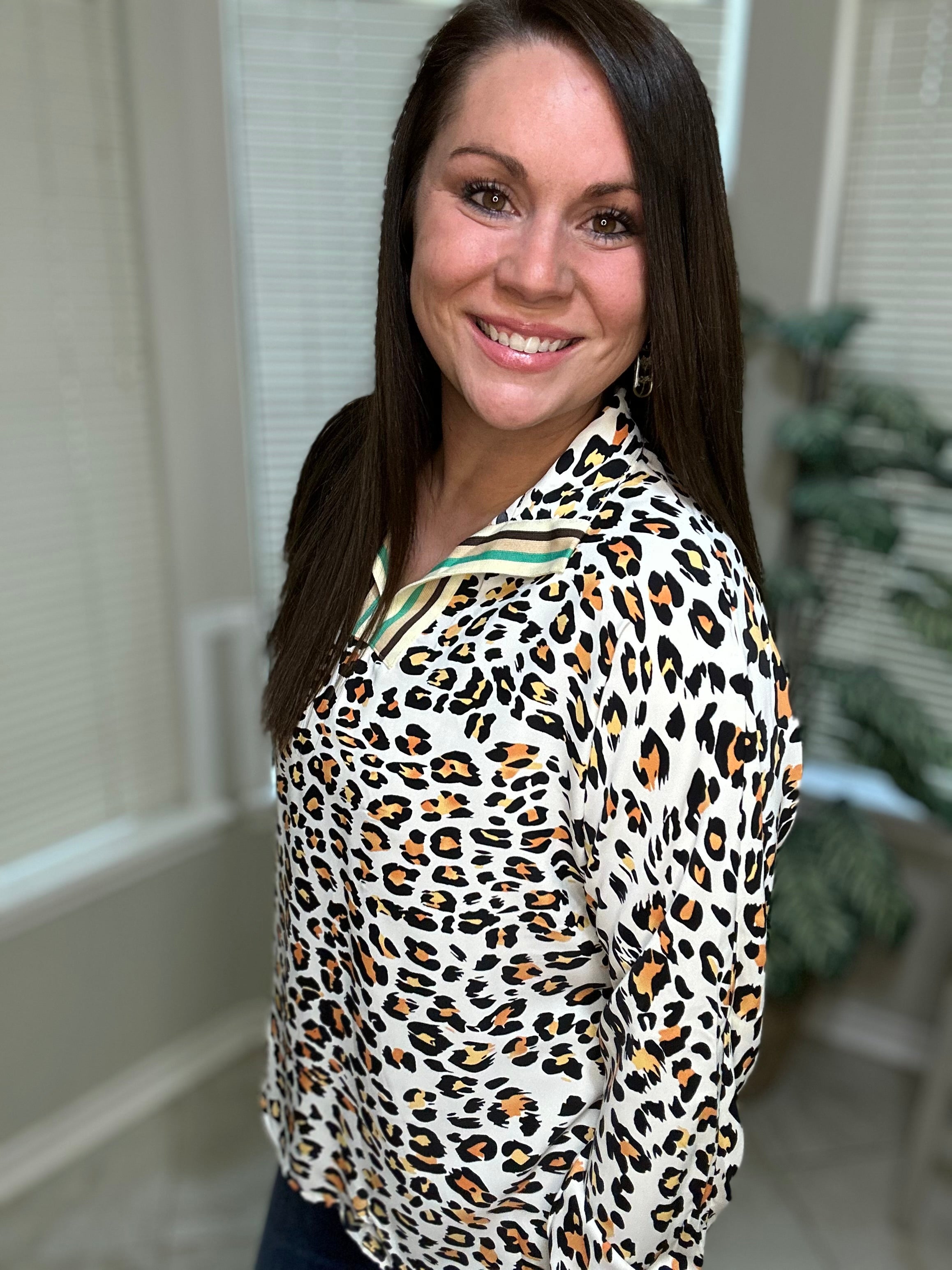 WildLines V-Neck Top