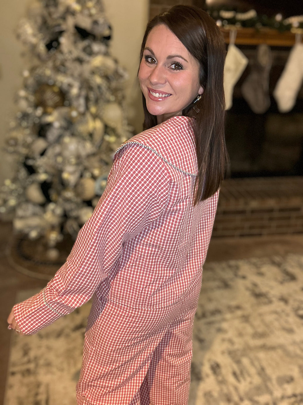 Ginghem Christmas Pajama Set