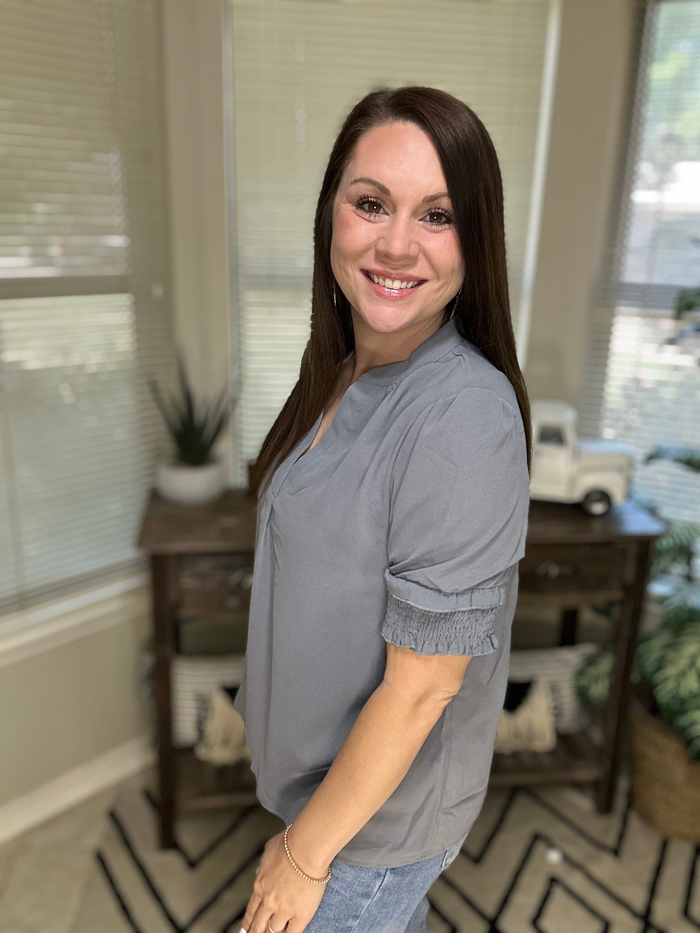 Breeze Cuff Blouse