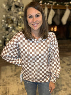 Double Check Oversize Hoodie