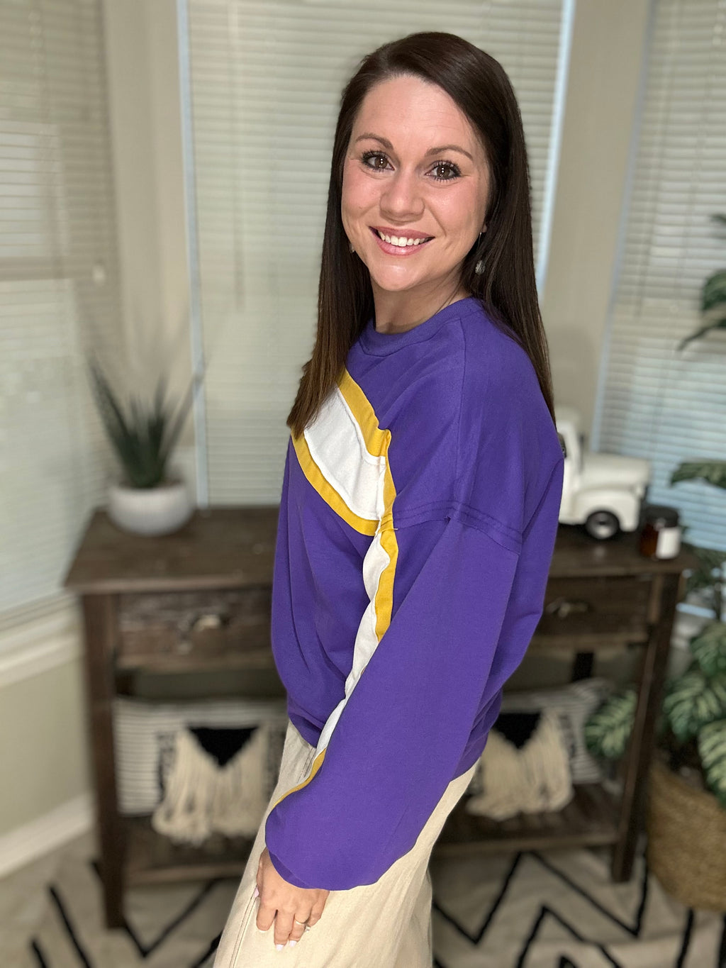 Gameday Purple Pullover
