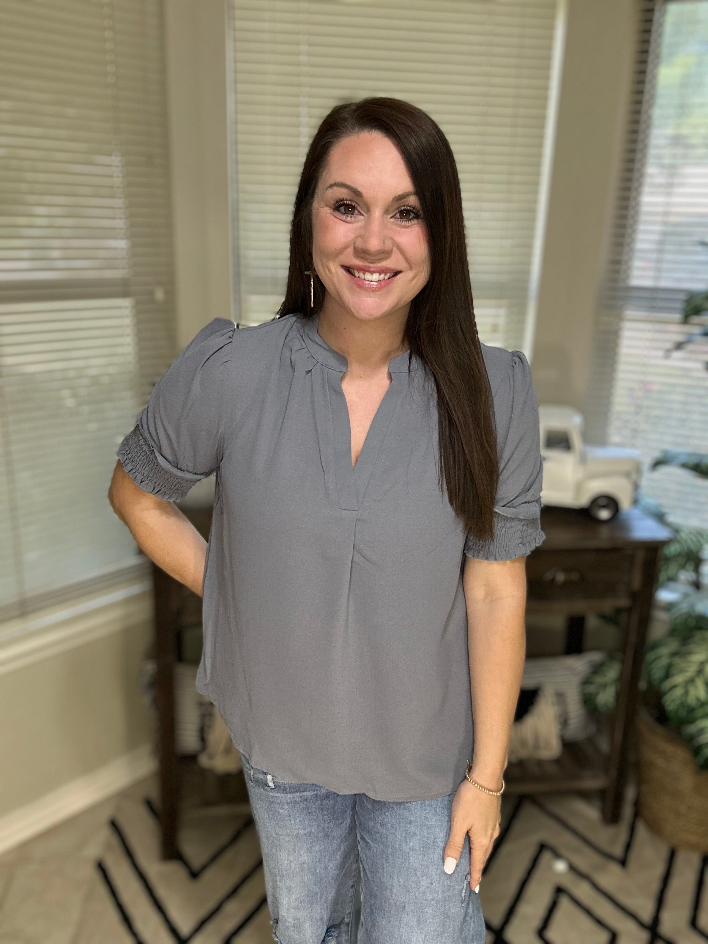Breeze Cuff Blouse