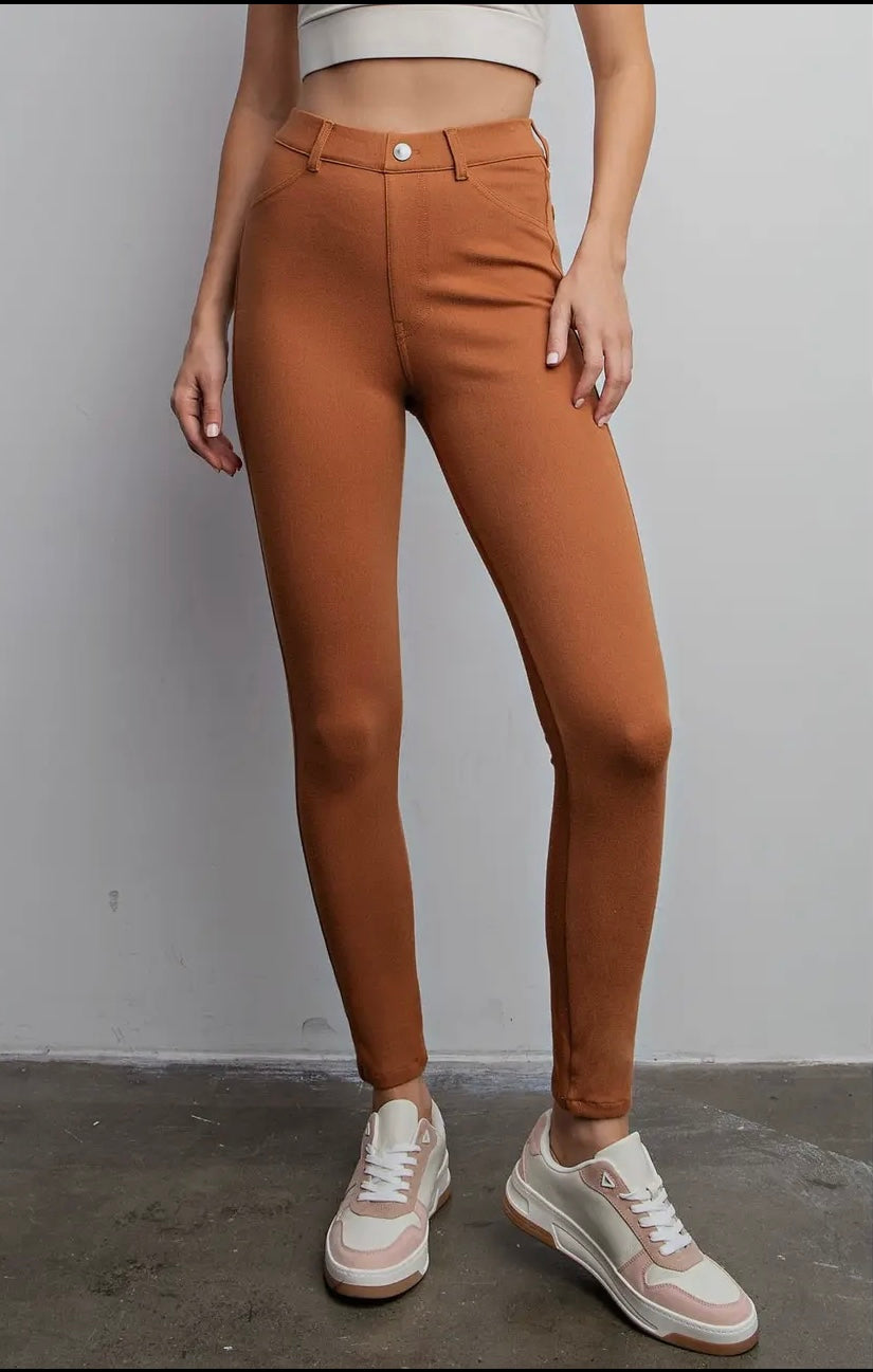 Chestnut Stretch Pants