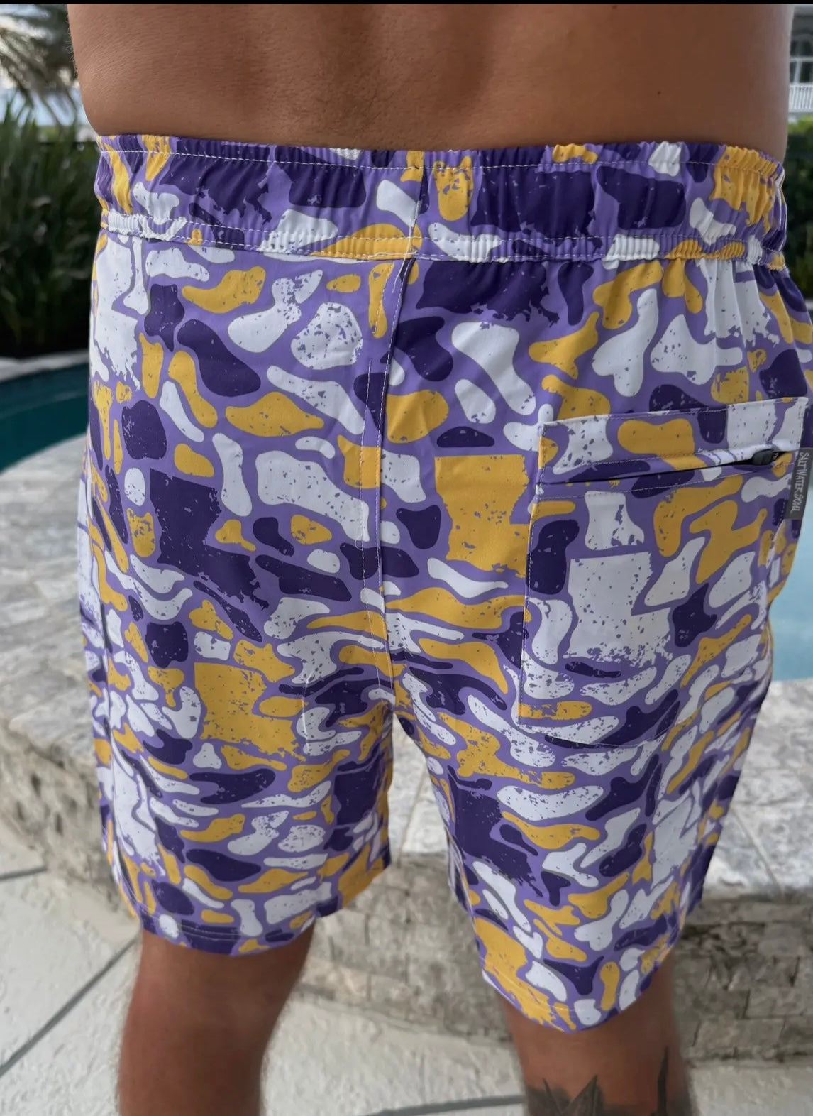 Louisiana Camo Athletic Shorts