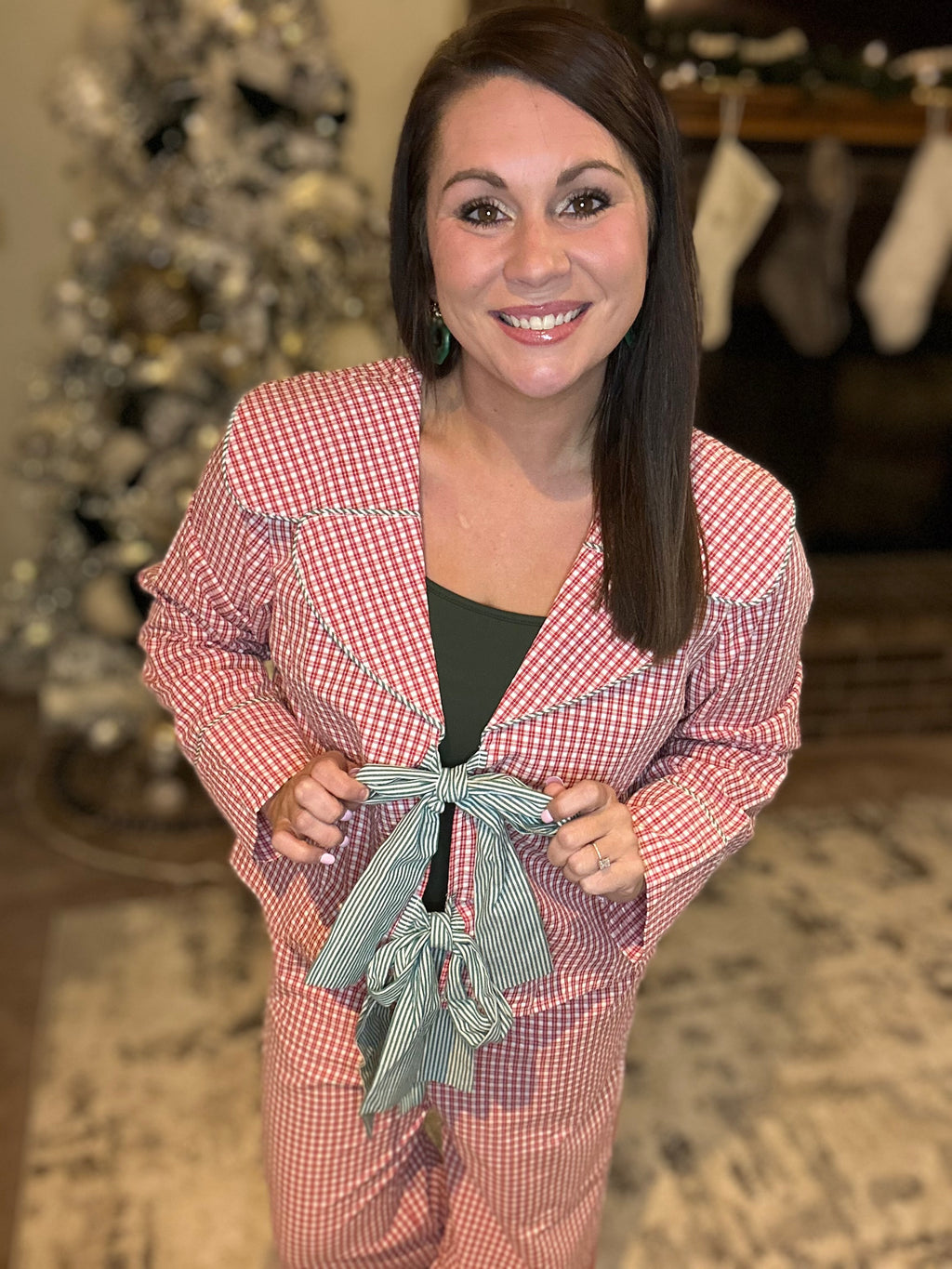 Ginghem Christmas Pajama Set