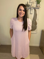 Light Pink Shift Dress