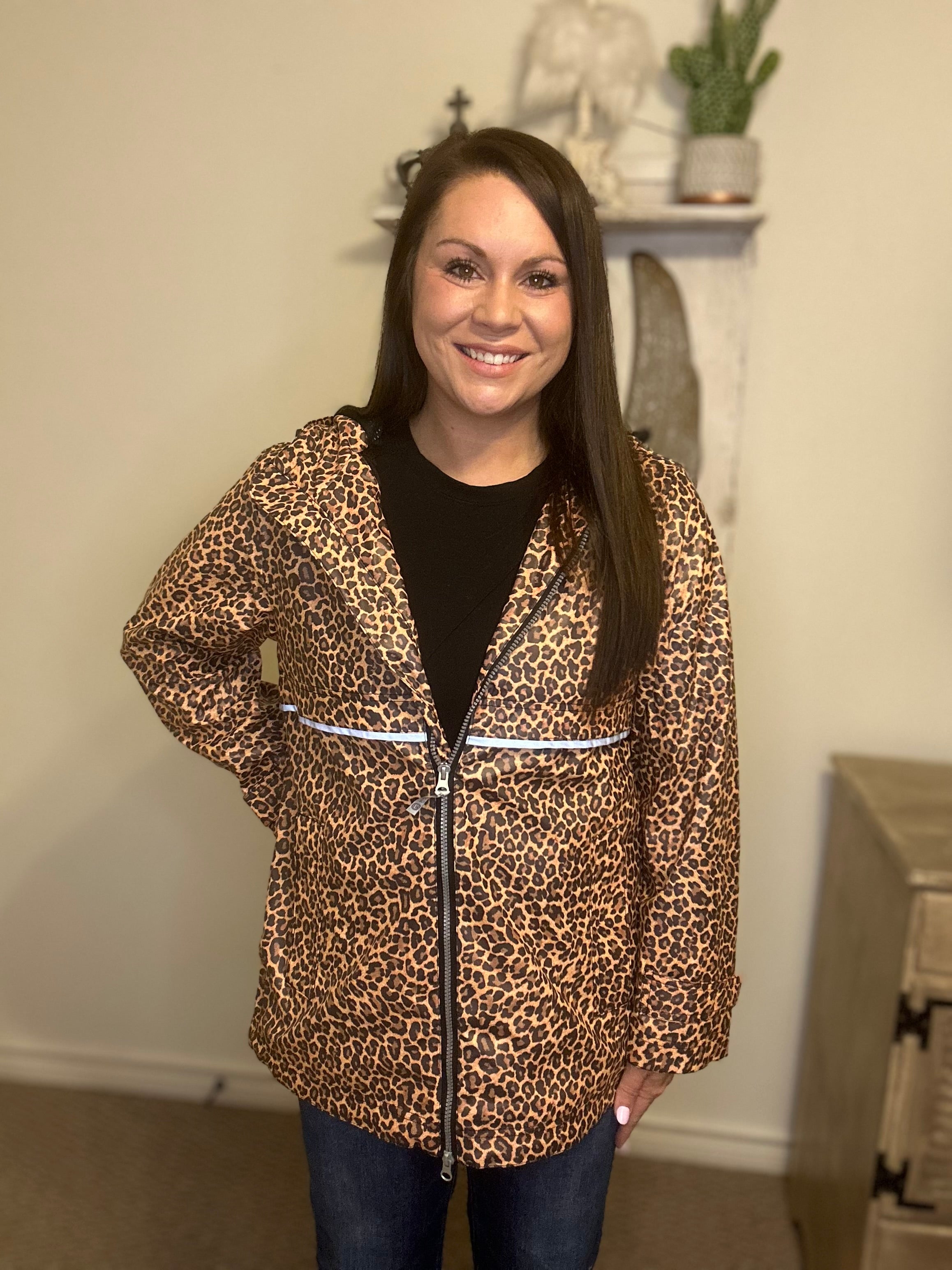 Leopard Raincoat