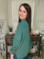 Ripped & Ready Christmas Top