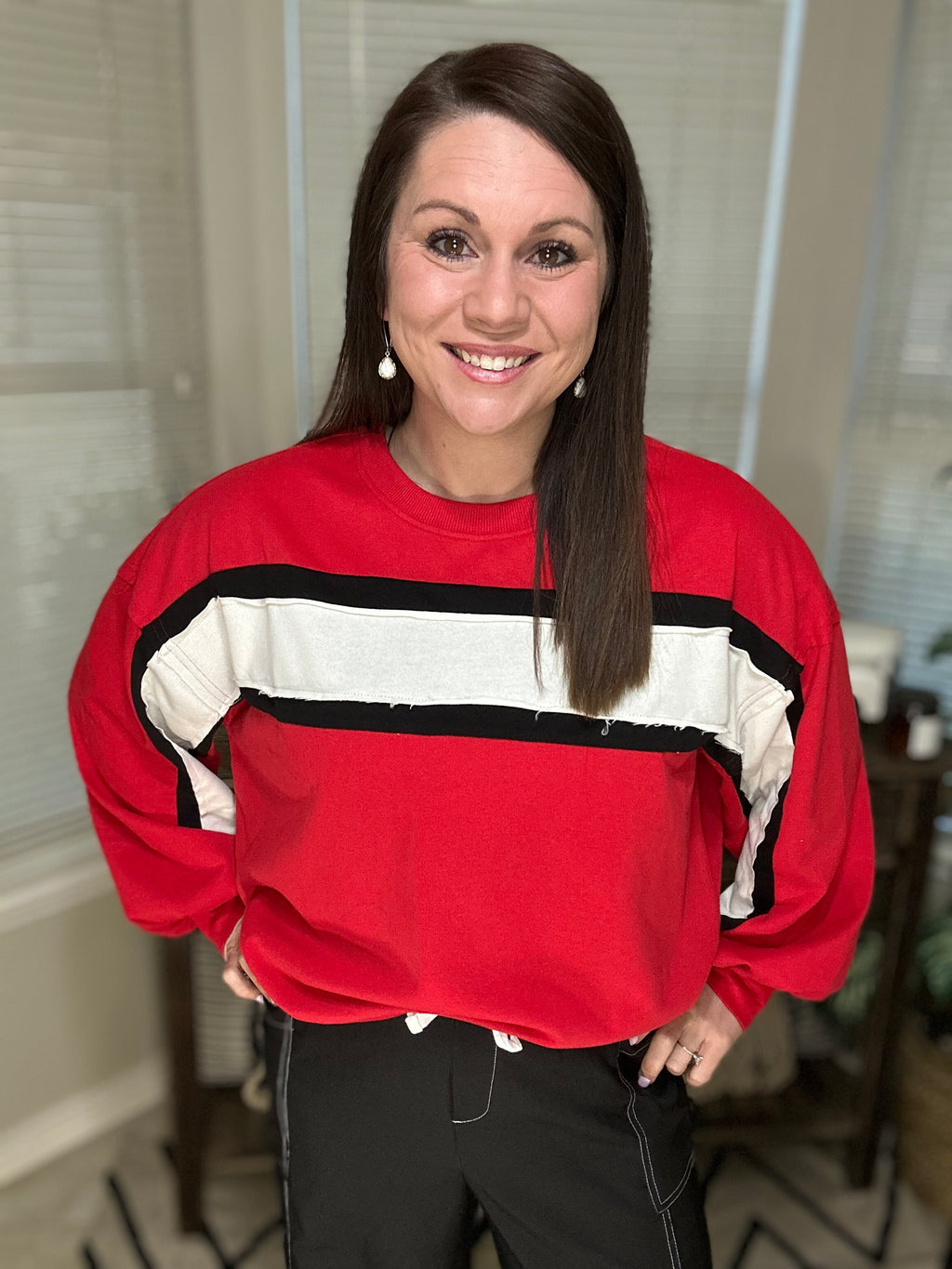 Game Day Red Pullover