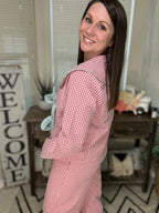 Ginghem Christmas Pajama Set