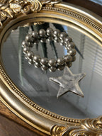 Star Silver Pearl Bracelets