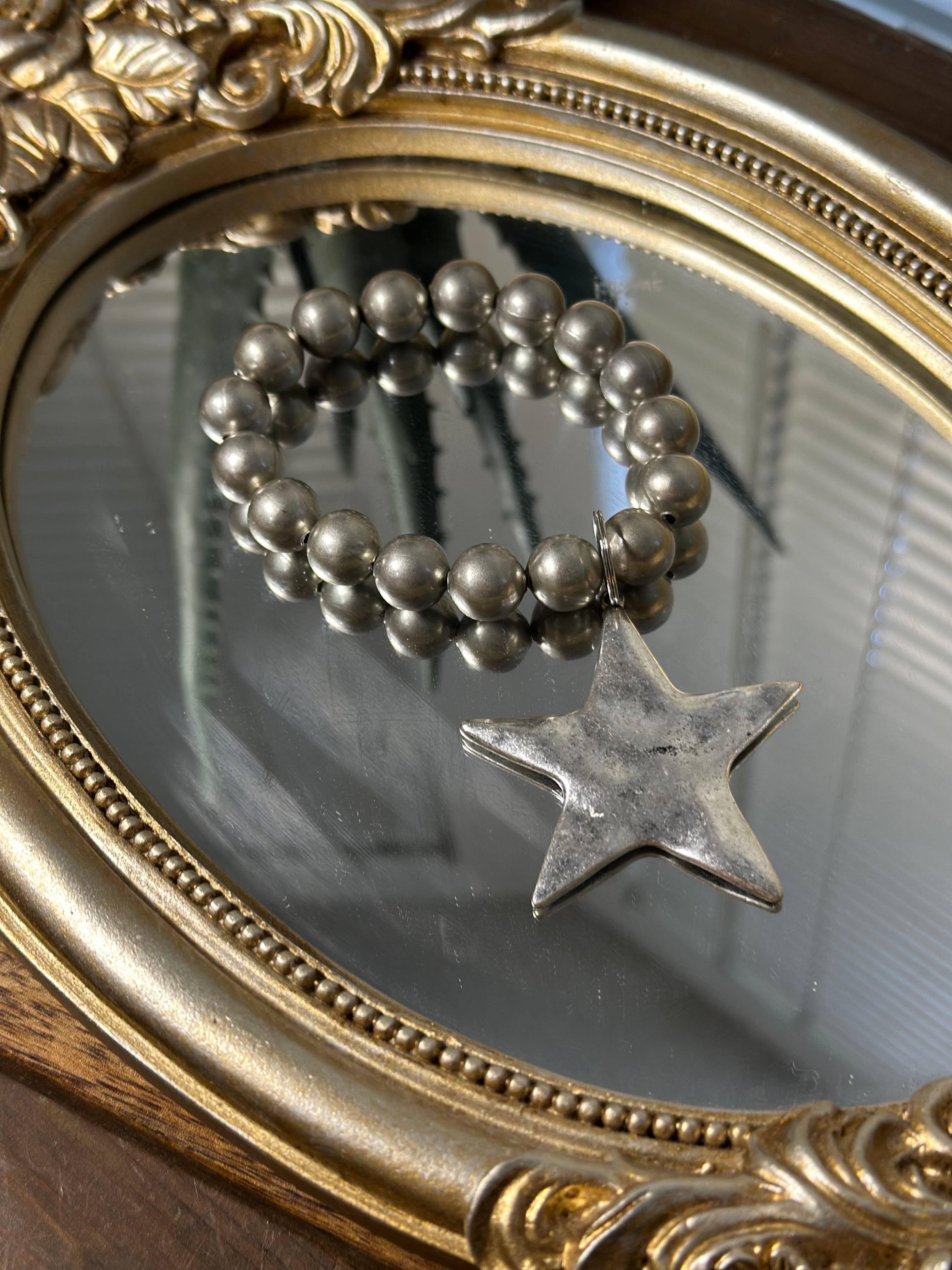 Star Silver Pearl Bracelets