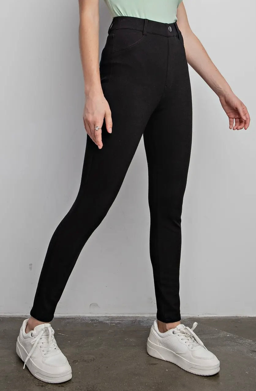 Black Stretch Pants
