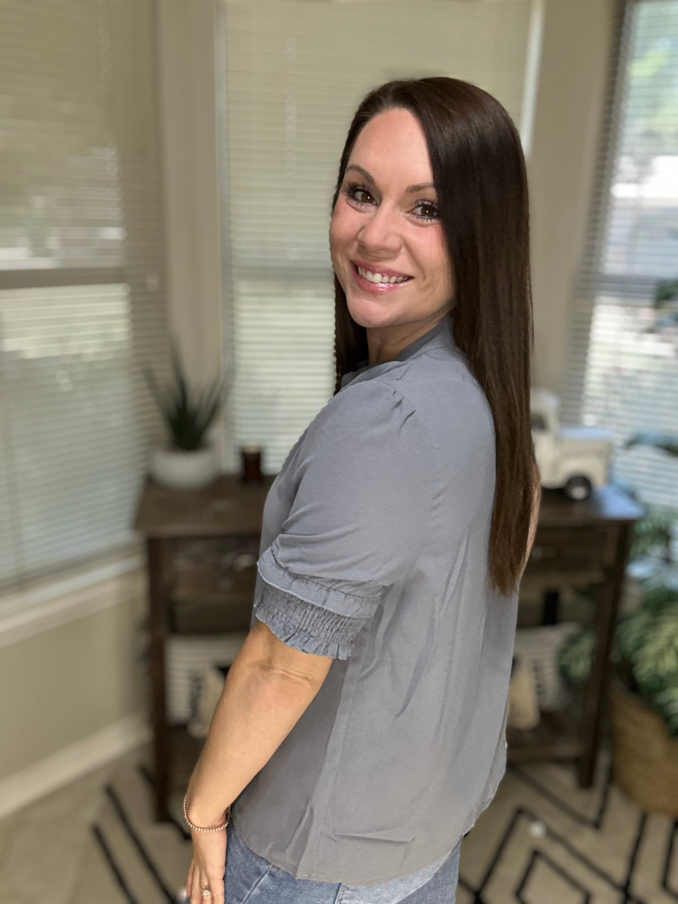 Breeze Cuff Blouse