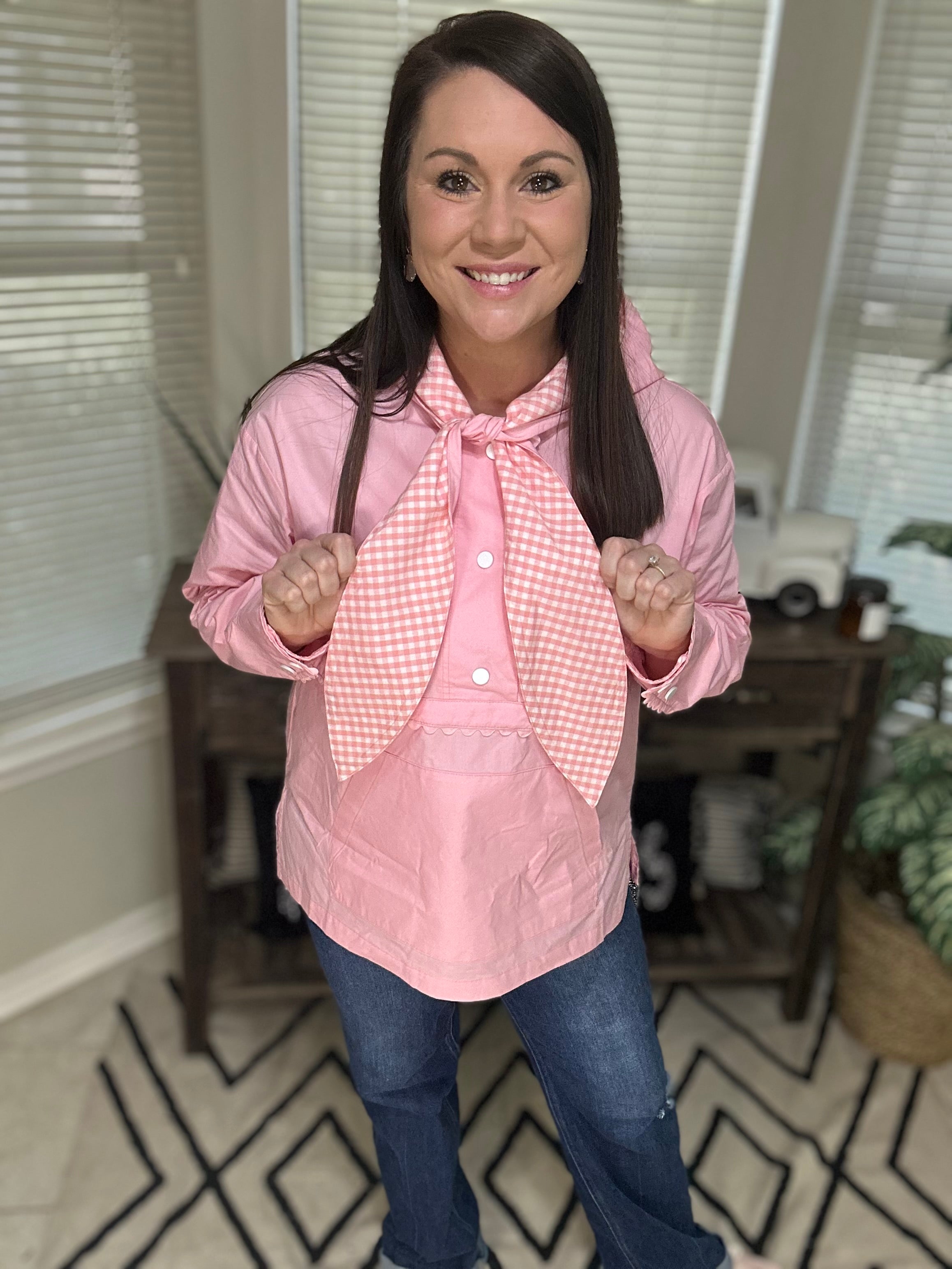 Pink Knot Windbreaker