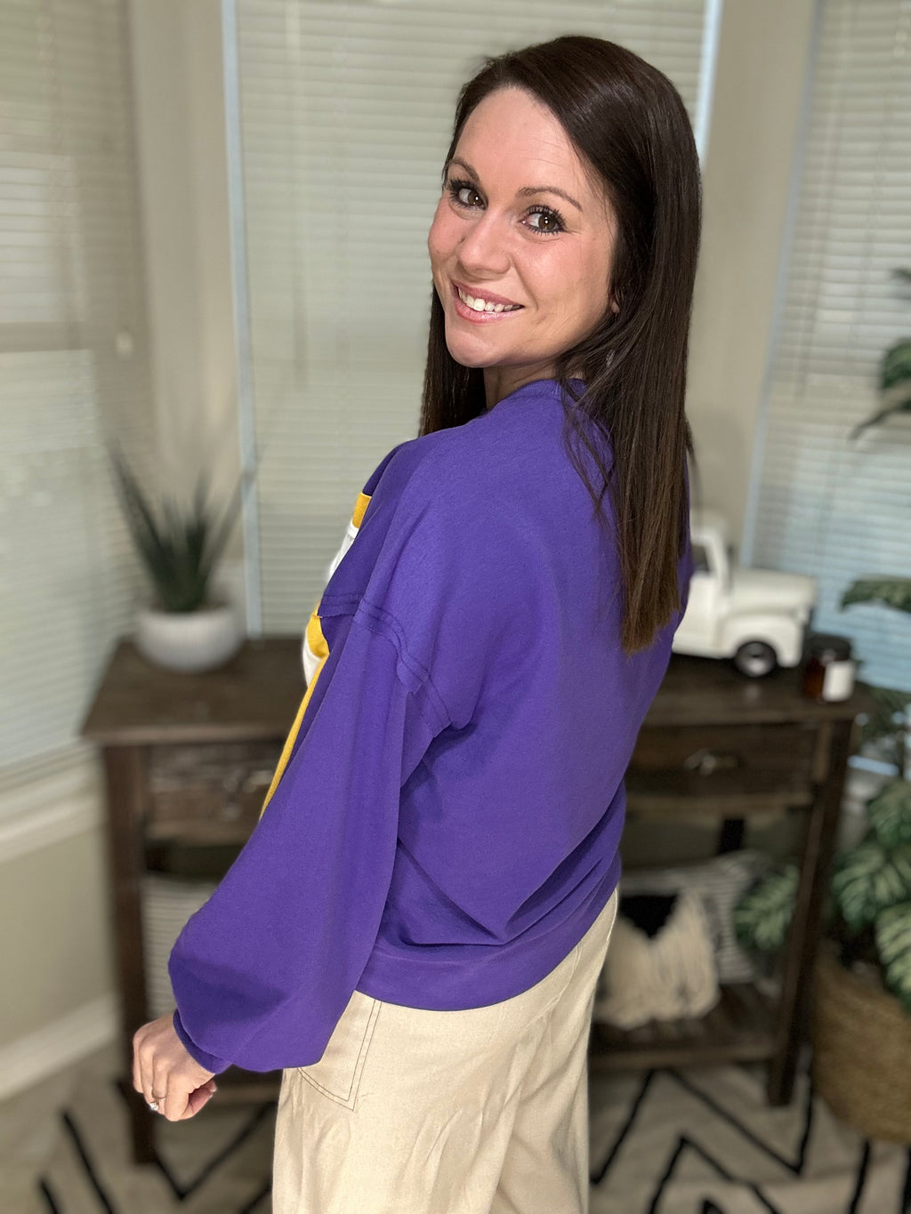 Gameday Purple Pullover