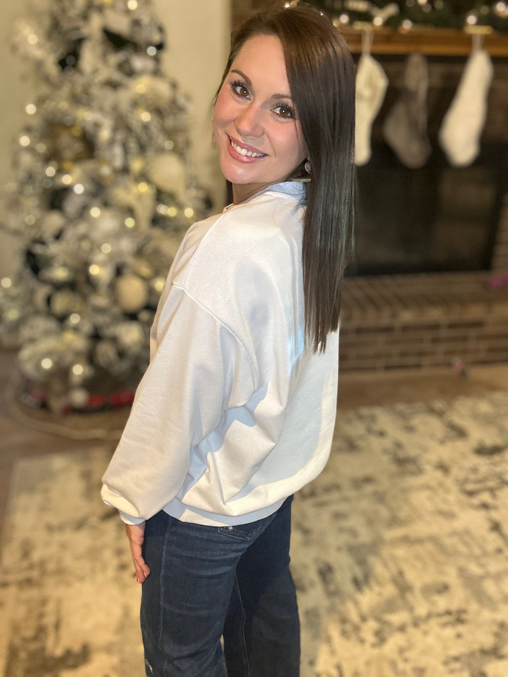 Patchwork Love Heart Sweatshirt