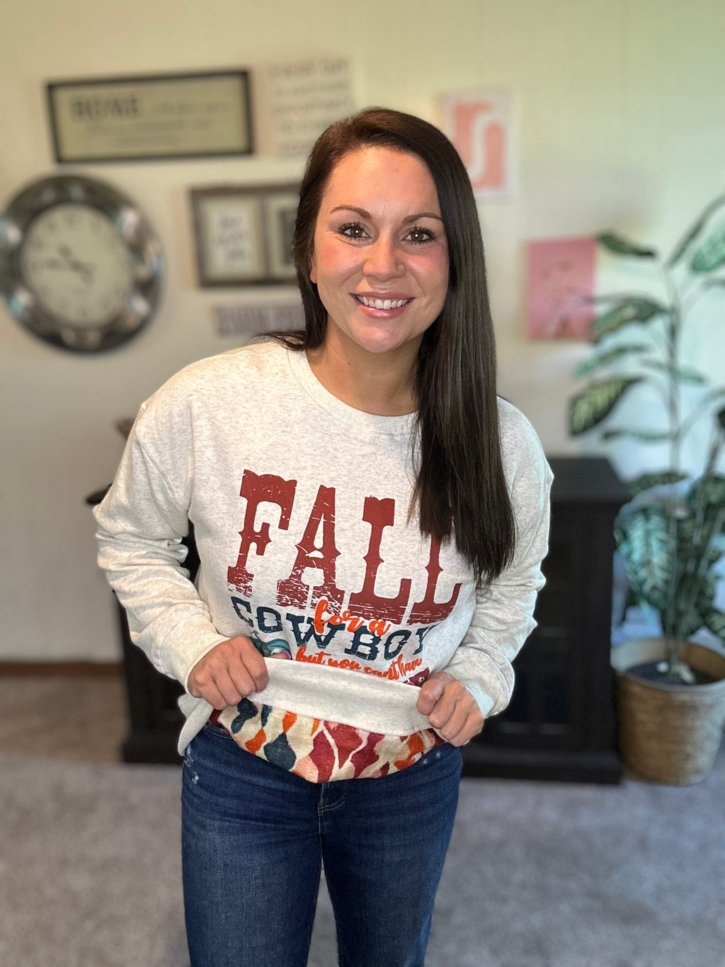 A Cowboy Reversible Sweatshirt