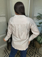 Everyday Stripe Button-Up