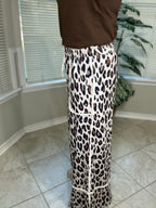 Leopard Khaki Pants