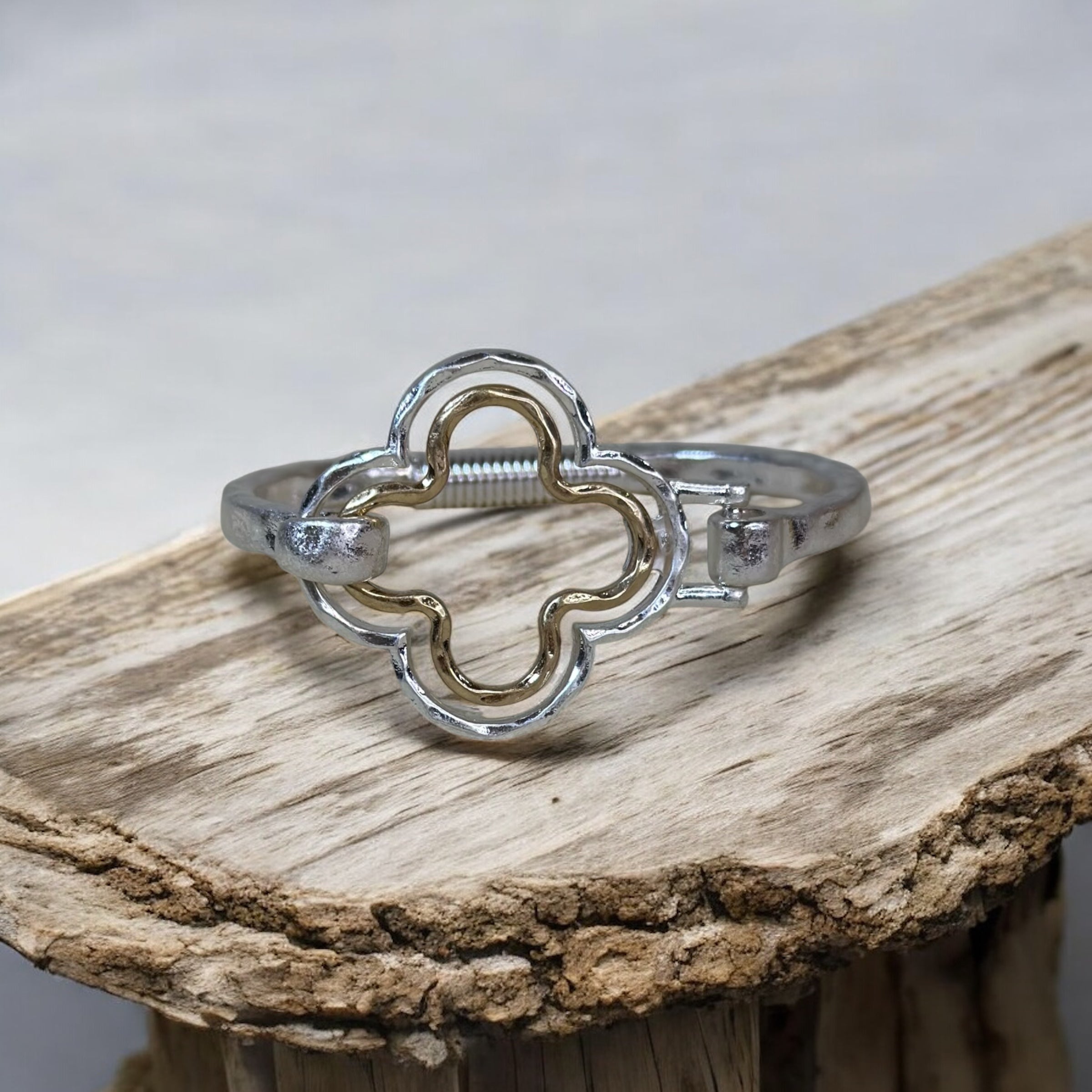 Flower Cuff Bracelet