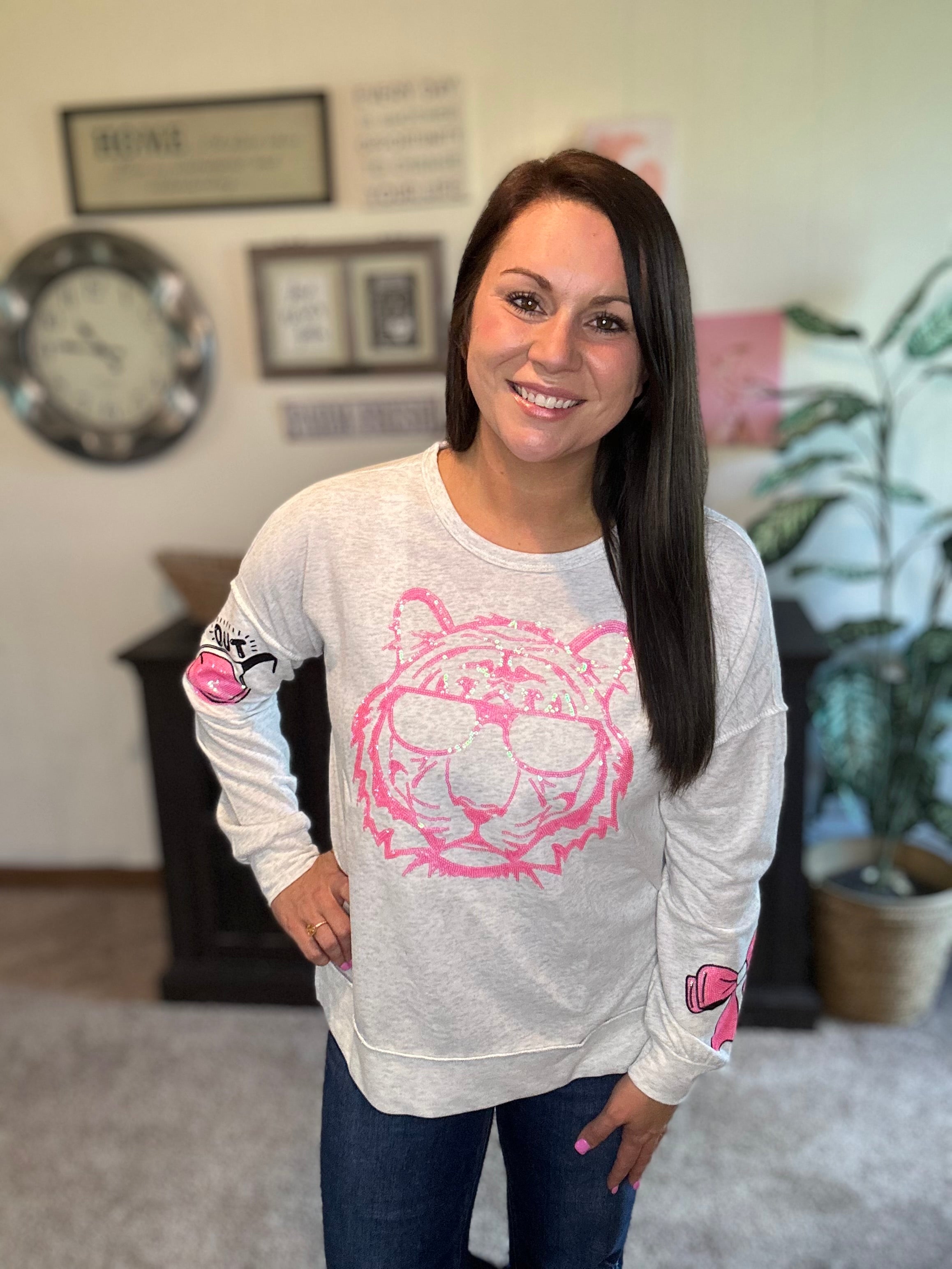 Chill Out Tiger Sweatshirt