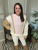 Colorblock Chunky Sweater