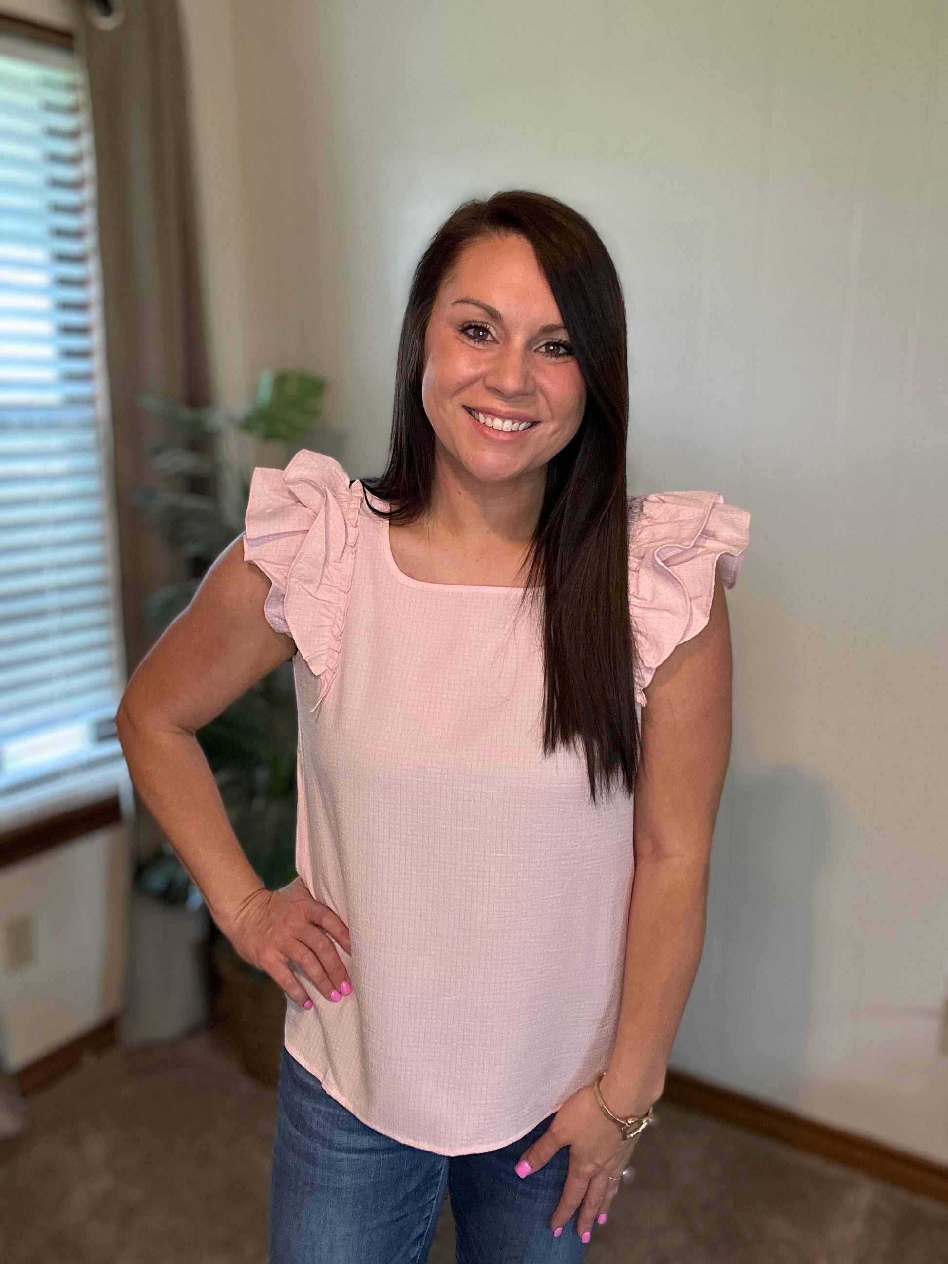 Bow Butterfly Sleeve Blouse