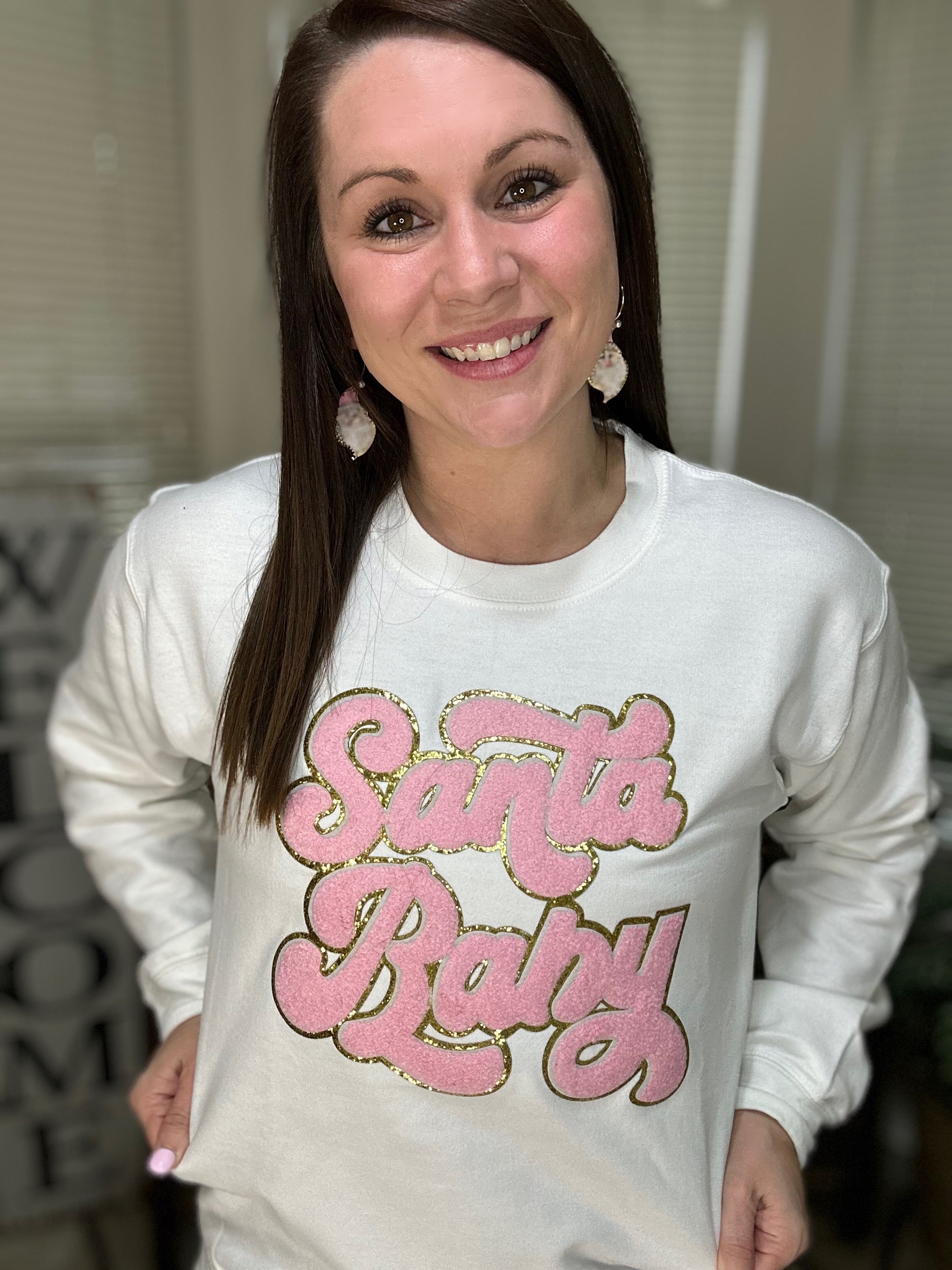 Santa Baby Sparkle Sweatshirt