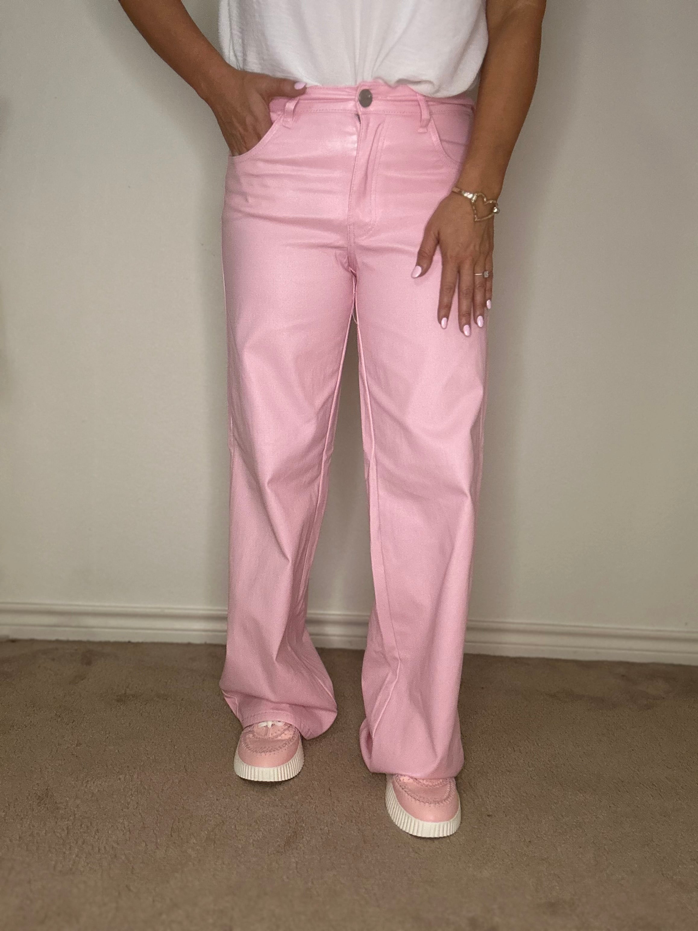 Pink Stretch Pants