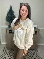 Cowgirl Hat Applique Sweatshirt