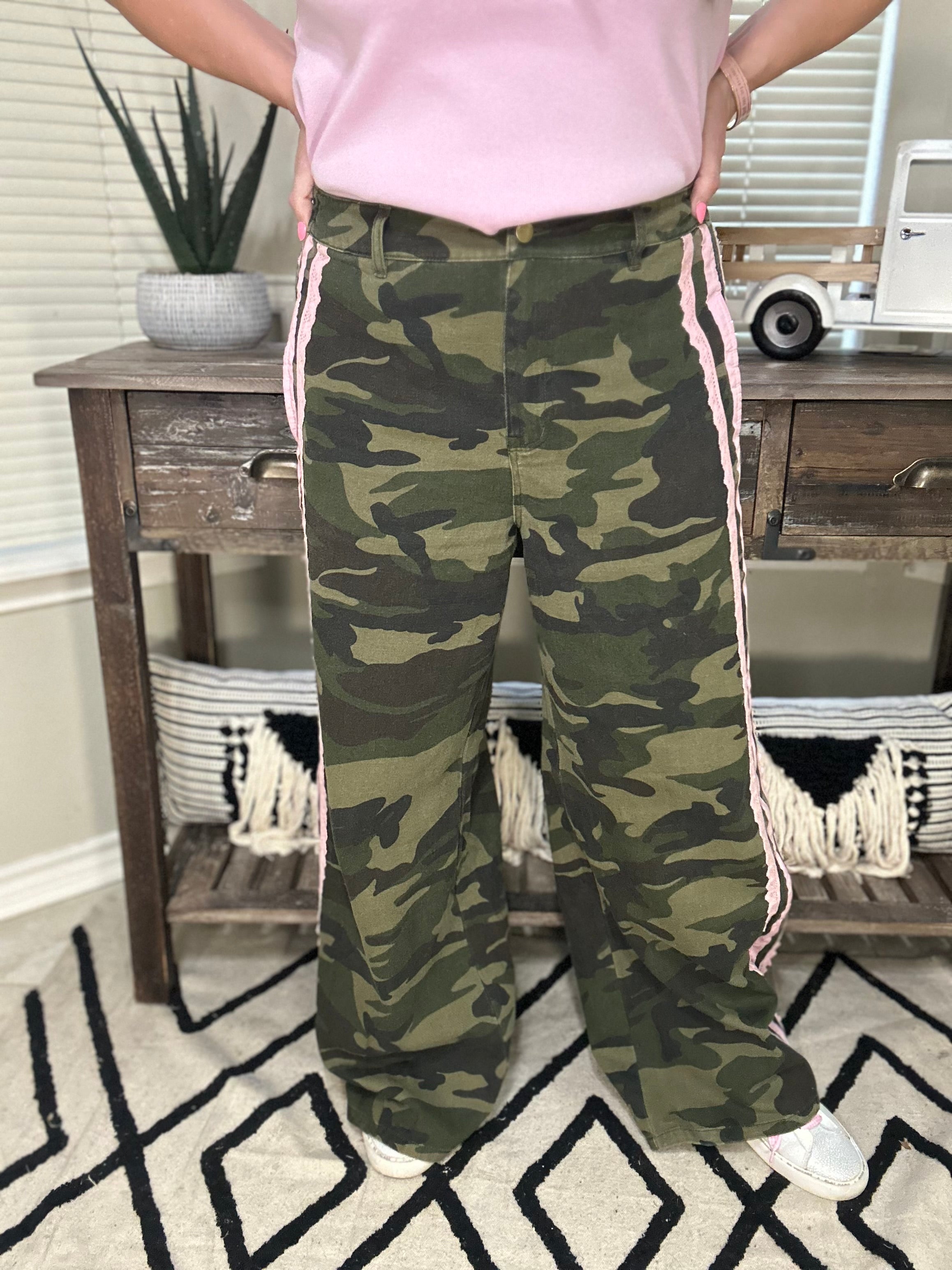 Lace & Combat Pants