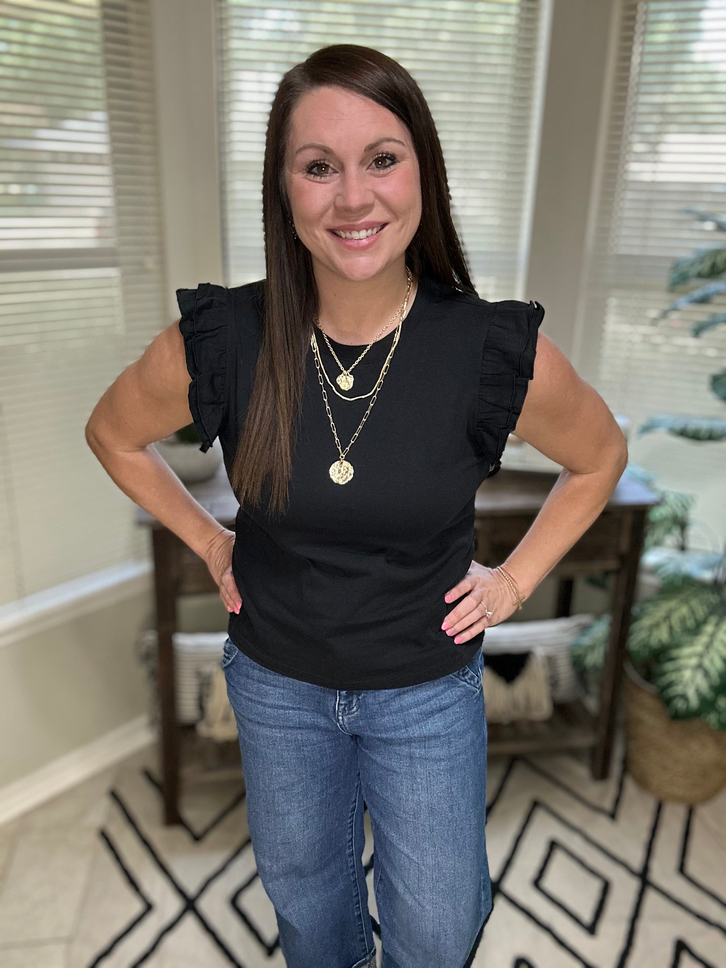 Frill & Fit Top