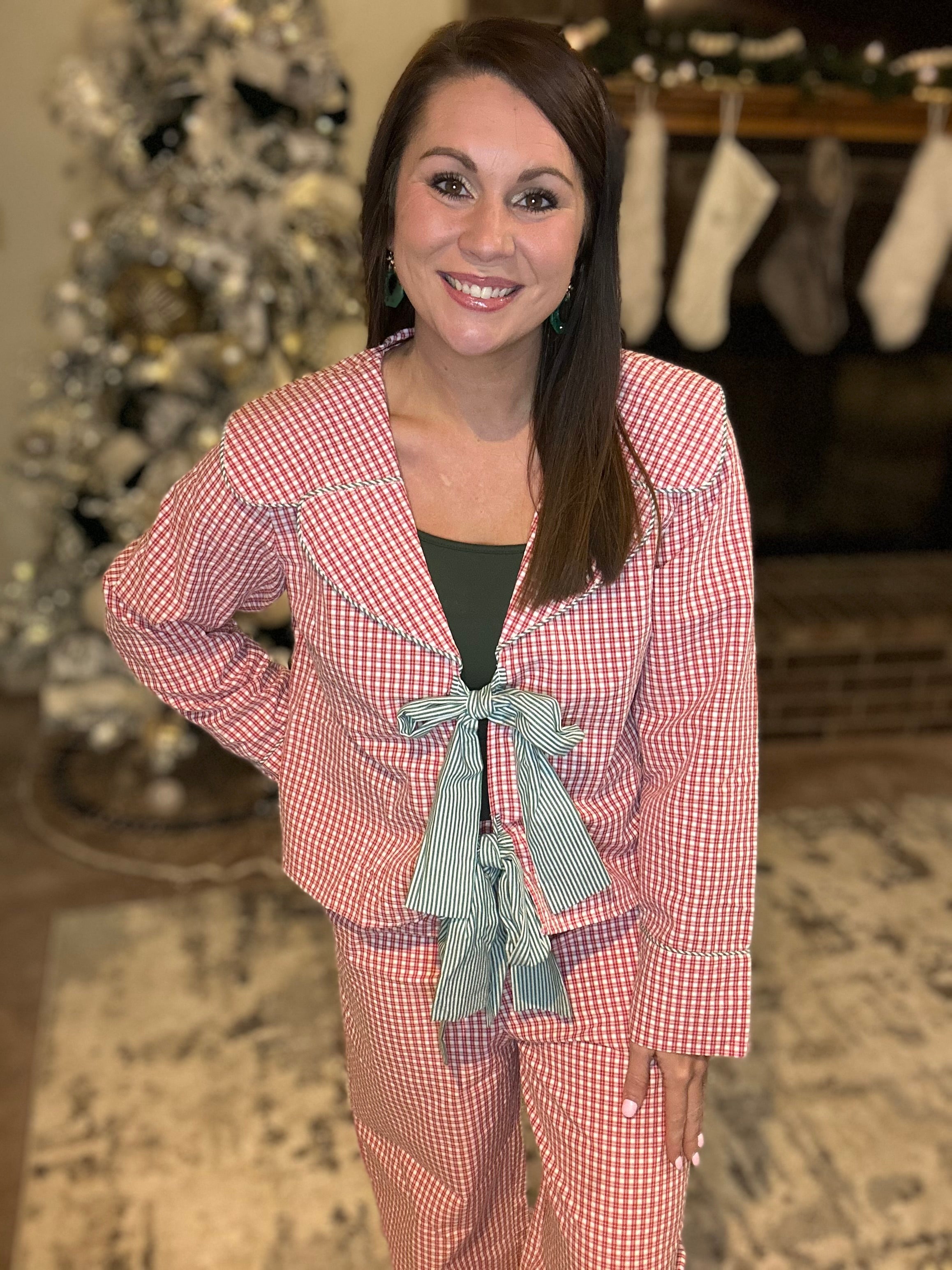 Ginghem Christmas Pajama Set