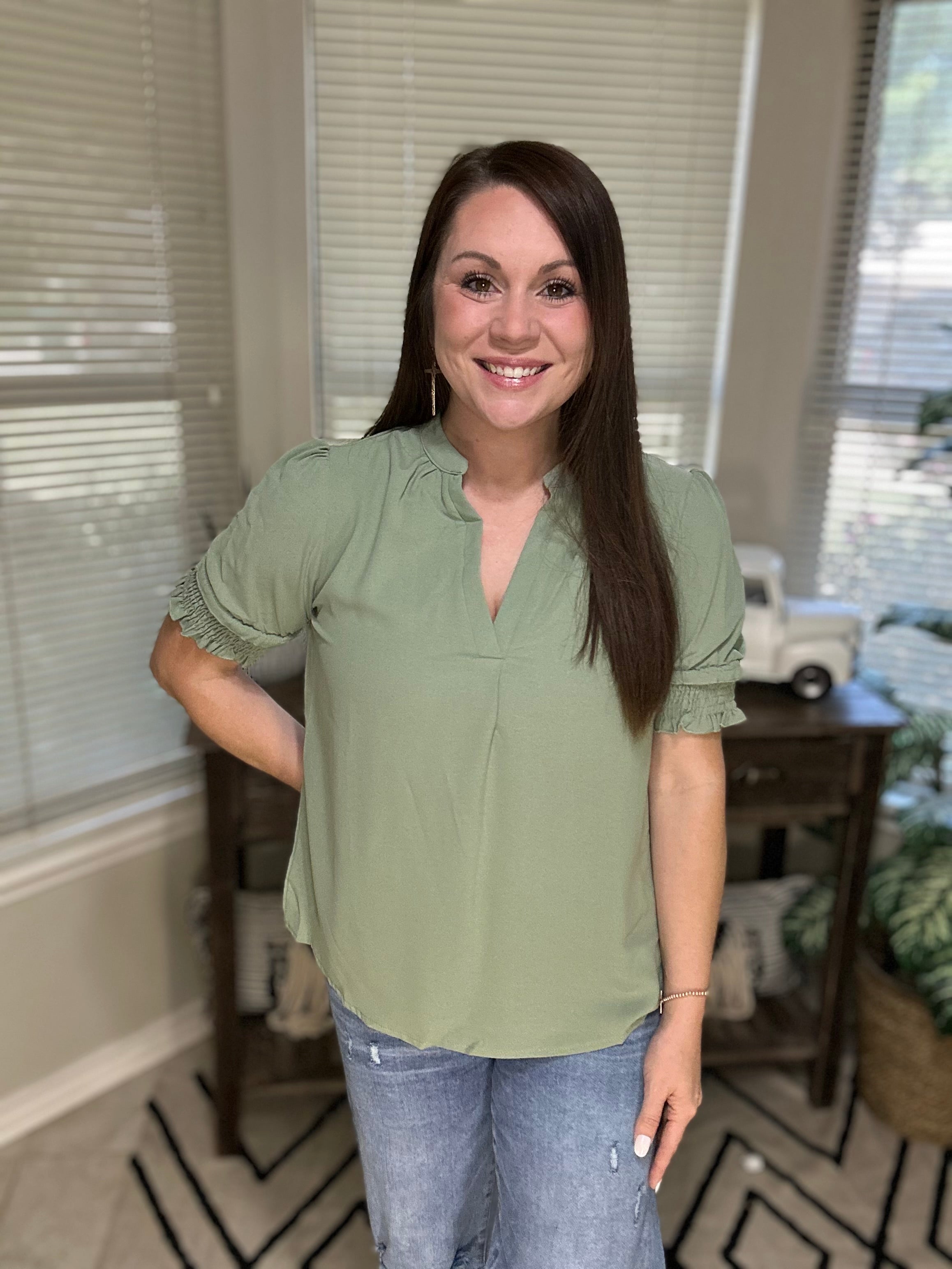 Breeze Cuff Blouse