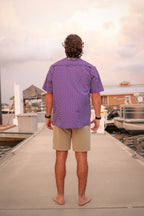 Purple Pearl Snap Shirt