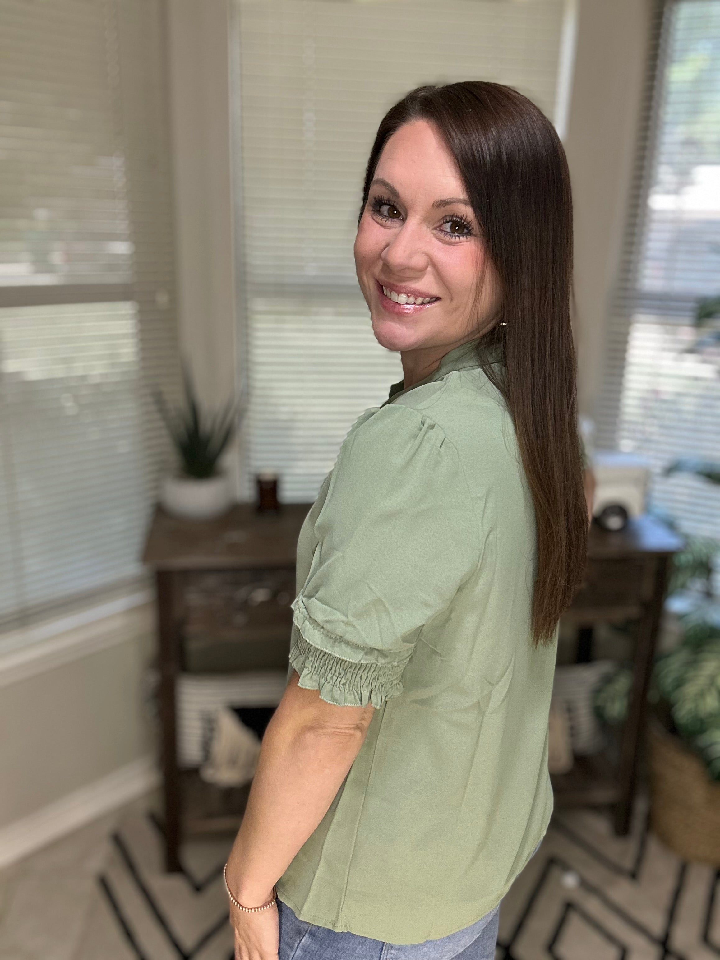 Breeze Cuff Blouse