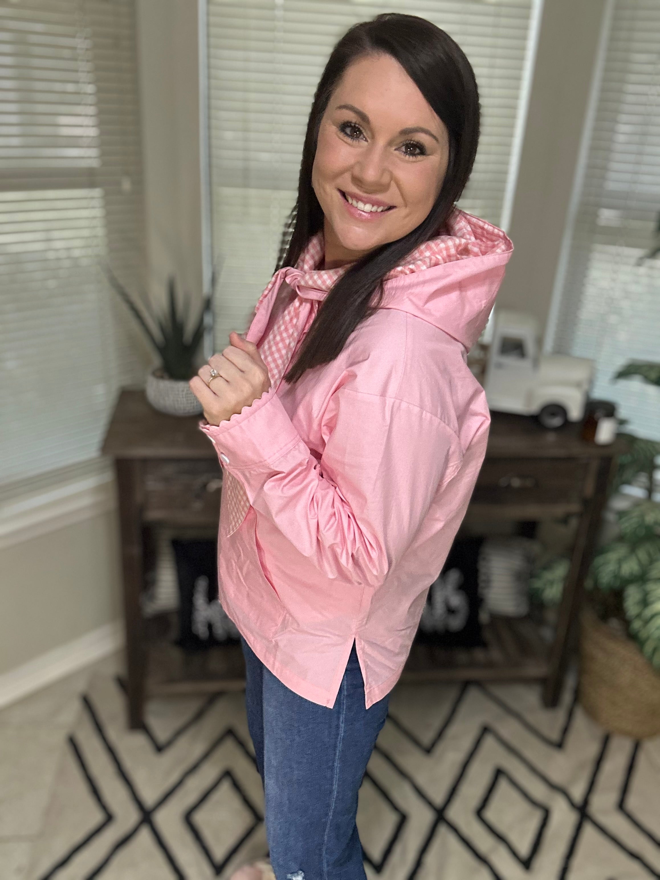 Pink Knot Windbreaker