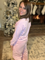 Plush Heart Pants Set