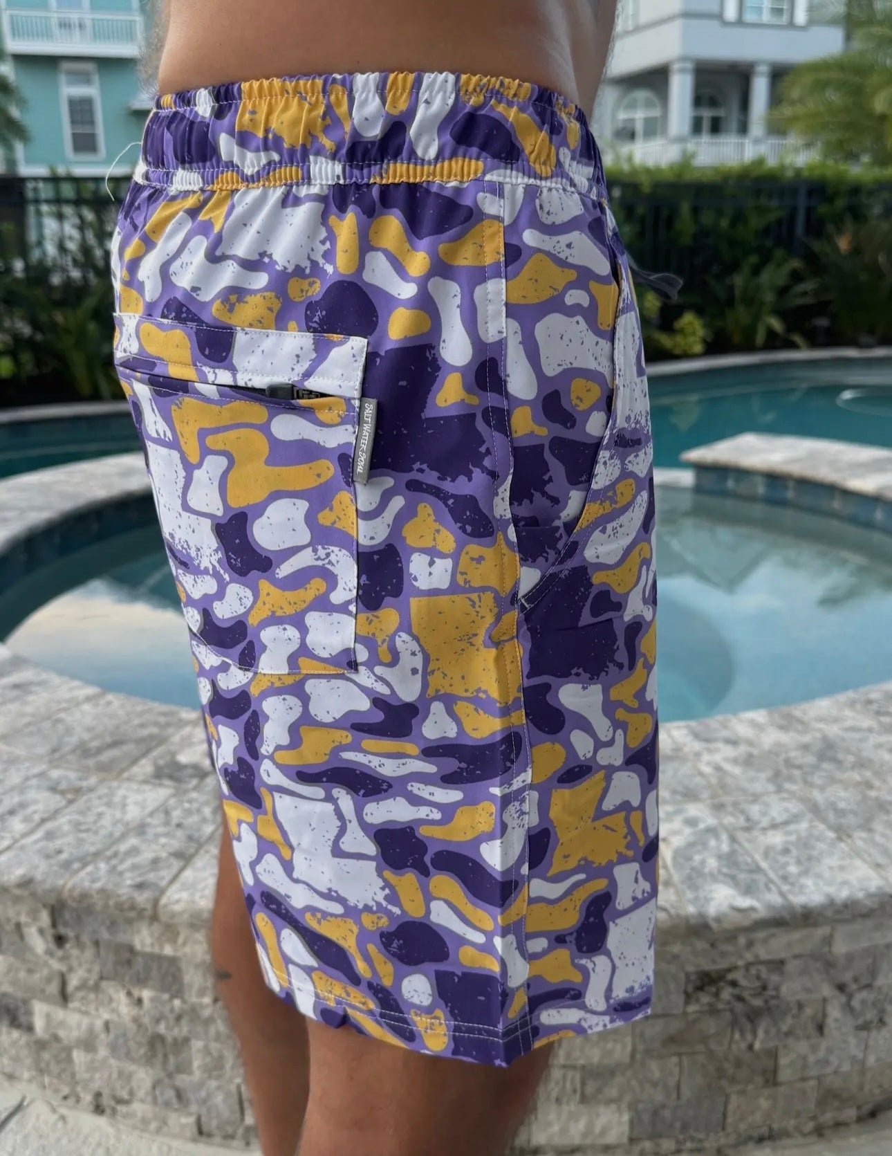 Louisiana Camo Athletic Shorts