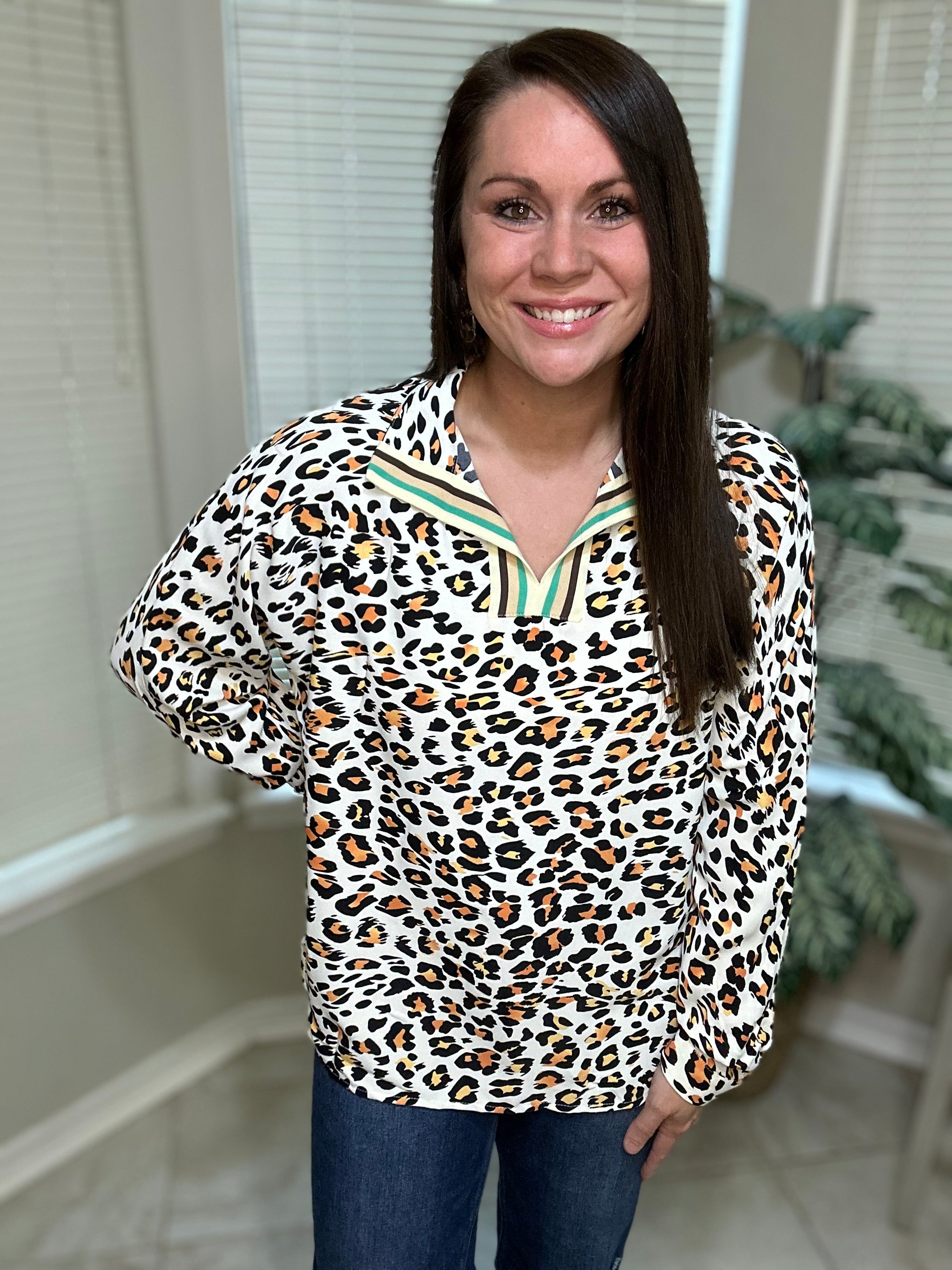 WildLines V-Neck Top