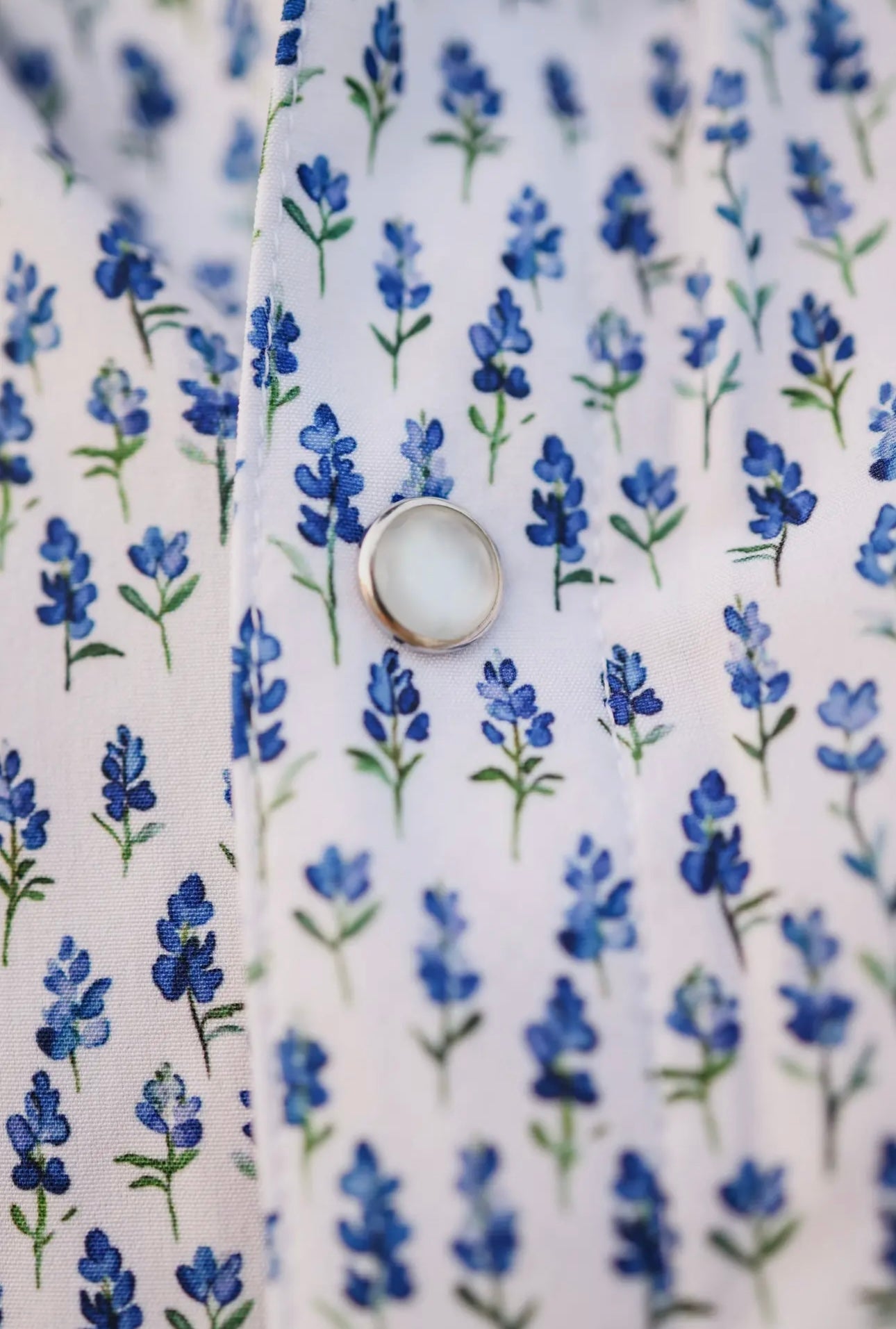 Blue Bonnet Pearl Snap Shirt